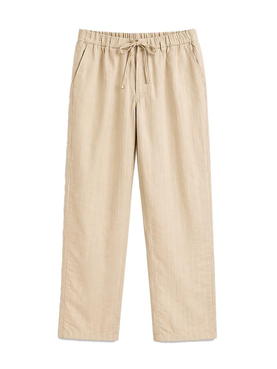 Men’s Loose Fit Bell Rib Linen Pants