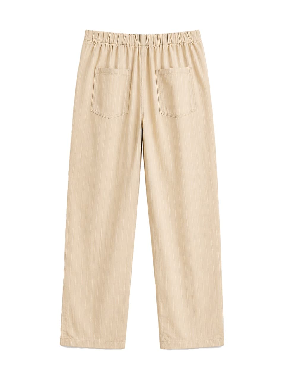 Men’s Loose Fit Bell Rib Linen Pants
