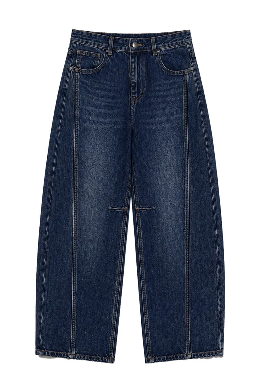 Men’s Front Panel Barrel Jeans