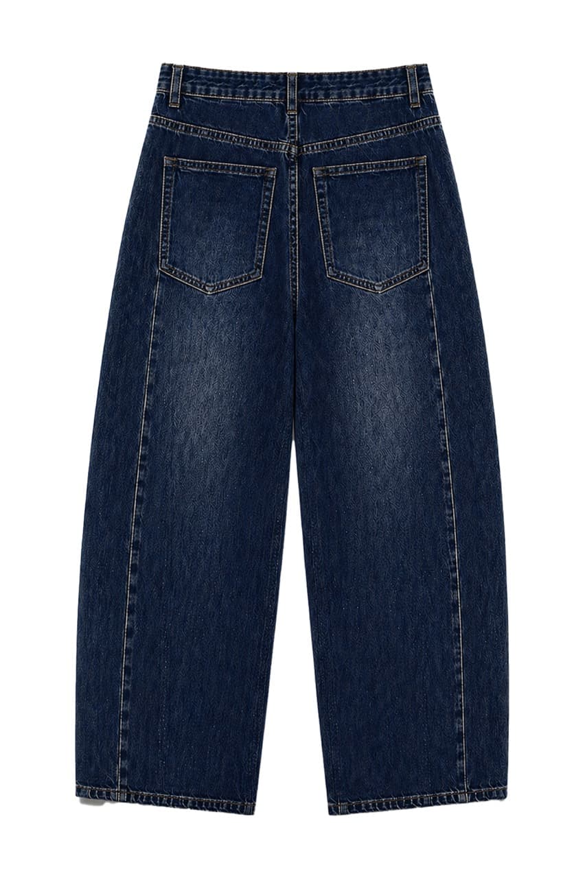 Men’s Front Panel Barrel Jeans