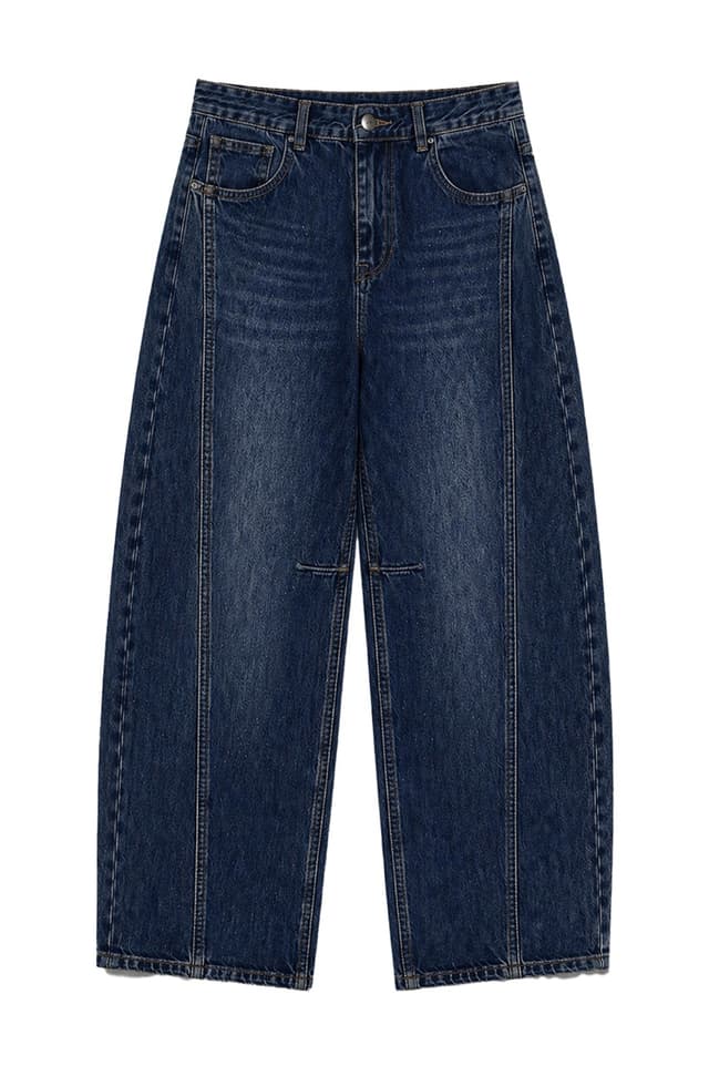 Men’s Front Panel Barrel Jeans